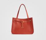New Womens Leather Bag Original Retro Thread OT Chain Picture Hand Bag Large