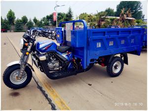 China 200CC 250CC 300CC Hydraulic Dump Three Wheel Motorcycle 7500 kw/r/min factory