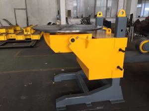 China Gear Tilt Pipe Welding Positioners 1200mm Table Diameter Rolling Speed Adjusted by VFD factory