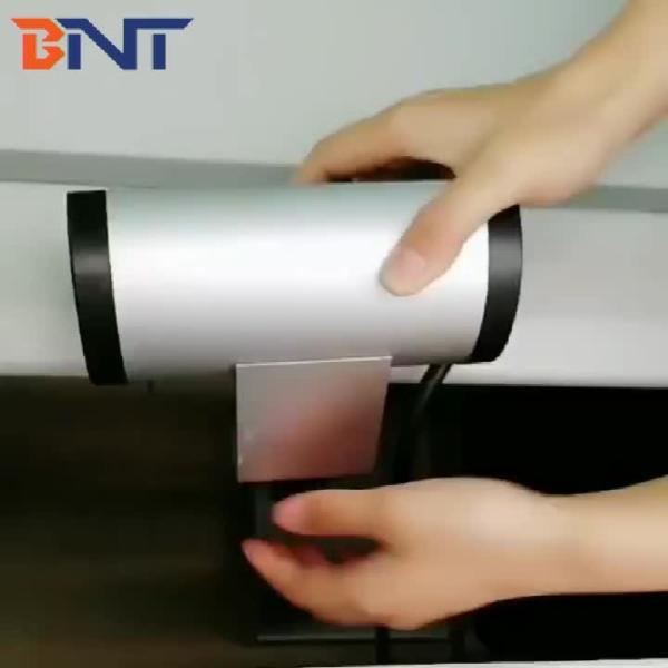 China Horizontal column multimedia clamp on desk power socket box factory