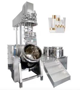 China 3mm 316L Vacuum Emulsifying Machine Mixer Vacuum Homogenizer Emulsifier Mixer For Lotion factory