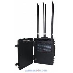 CT-3088B 205W Portable built-in battery Mobile Phone 8 Bands Pelican Jammer up