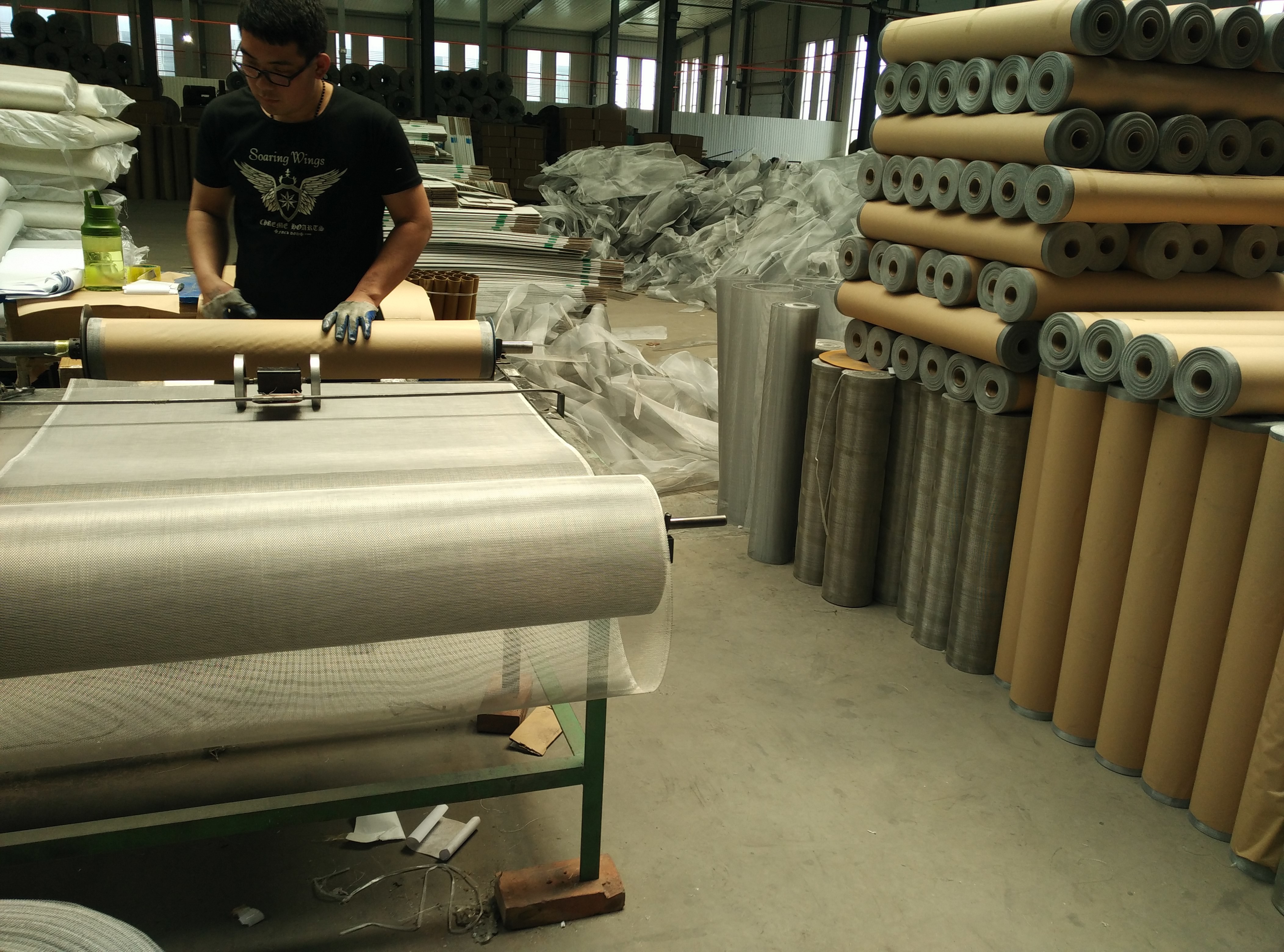 Anti Mosquitos Aluminum Alloy Wire Mesh Window Screen 0.9m Width