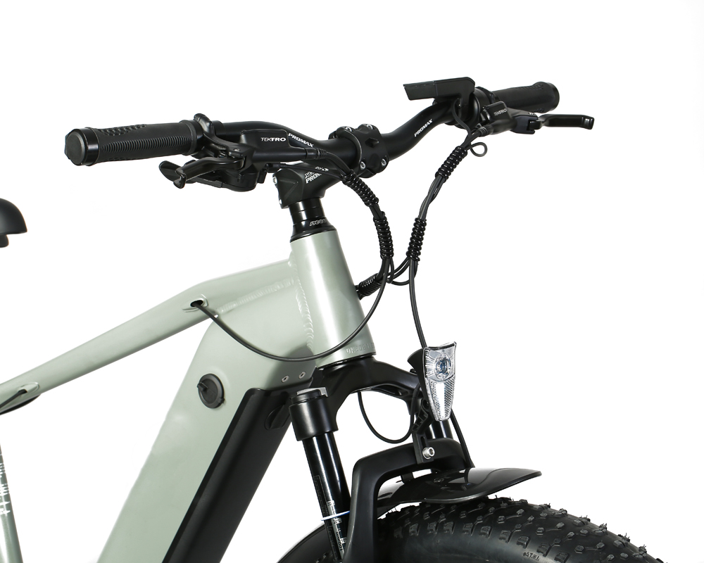 48V 15Ah Fat Tire Electric Bike 26 Inch Tektro HD-E350 Disc Brake Shimano 8 Speed Ebike