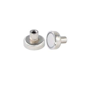 China Disc Shape Pot Neodymium Magnet N35-N52 Neodymium Cup Magnets factory