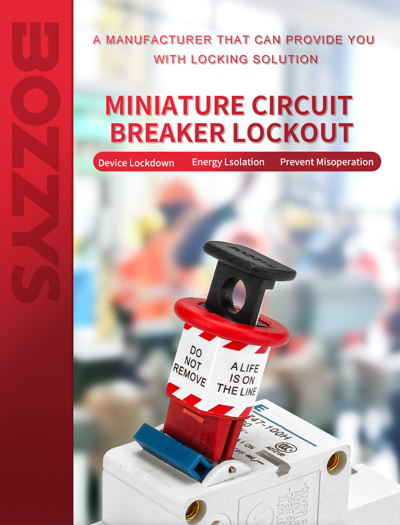 Small Industrial Circuit Breaker Lockout for Insulation Lockout