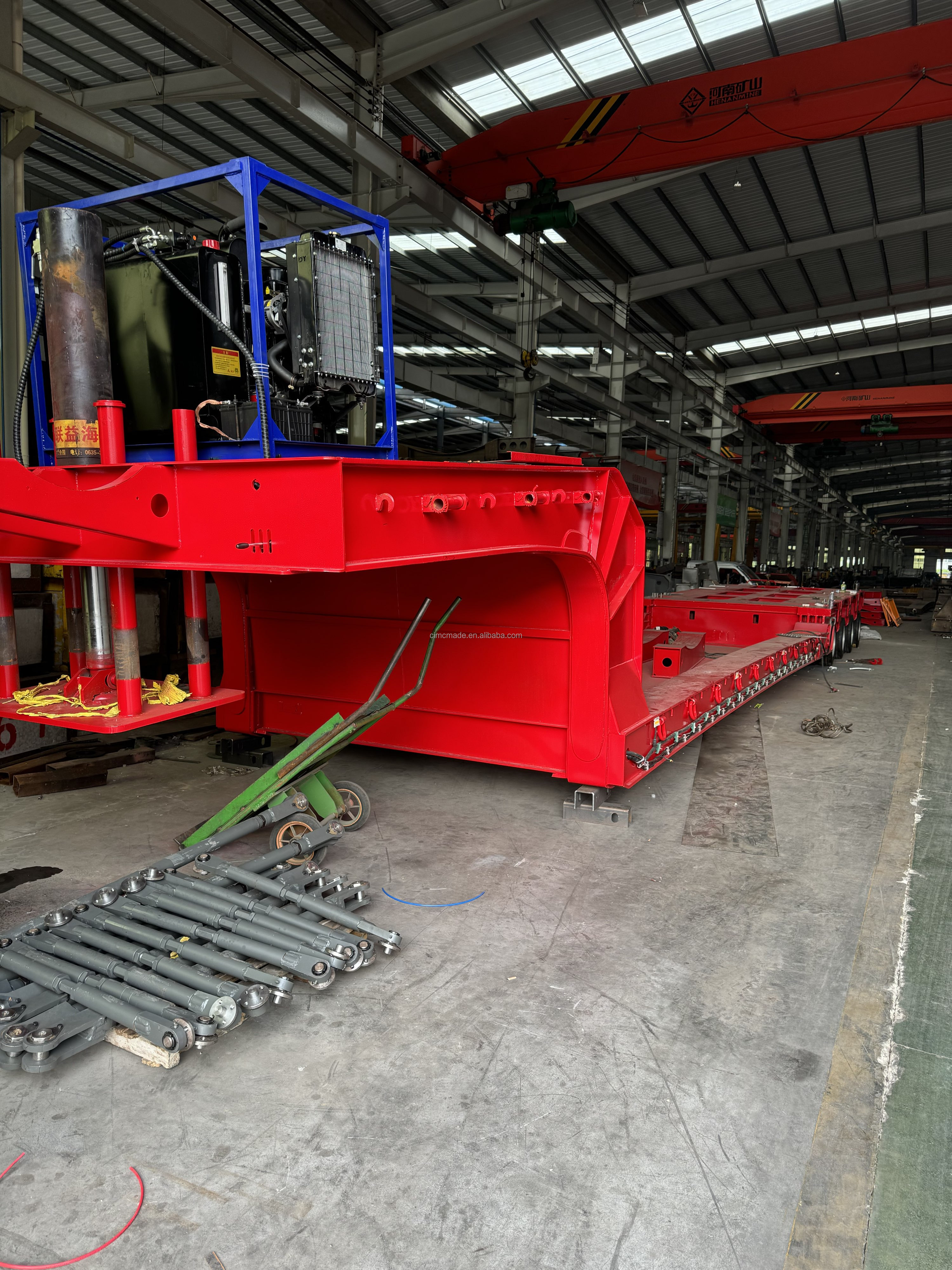 Max Payload 15001-20000 kg Lowbed Semi Trailer for Heavy-Duty Transportation Needs
