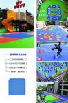 Plastic Non Toxic Kindergarten Flooring , Special Interlocking Sports Flooring