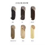 Anti-slip Soft Silicone Base Cap Medical Wig 18 Inches Long 100% RAW Human Hair
