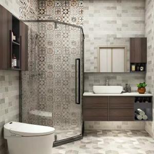 China Lustrous Marble Countertop Mirror Lamp with Shiny Bathroom Vanity Lacquer Coating factory