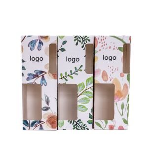 With Clear Window Candle Gift Packaging Boxes Reed Diffuser Tealight Custom CMYK