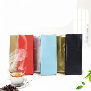 China Valve Zip Gold Low Humidity Coffee Packaging Pouch factory