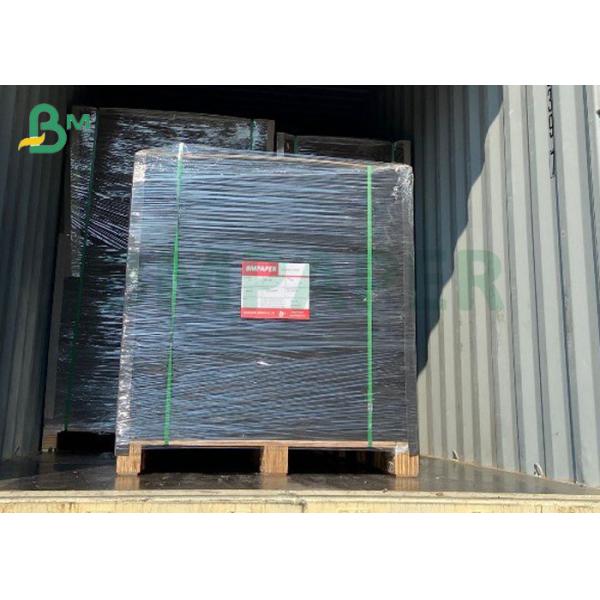 China 220 GSM 300 GSM Card Thick Art Paper Black Card Paper For Scrapbook Craft factory