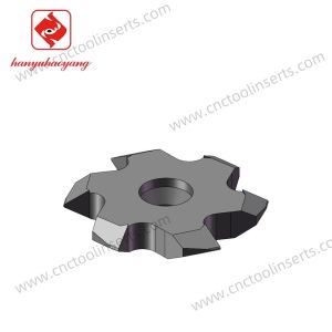China 6-Flute CNC Slotting (Grooving) Insert, Model HYMG3214-60 factory