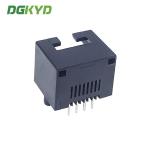 DGKYD53241188IWA1DY1006 Single Port Black RJ45 Network Connector All Plastic