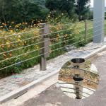 Galvanized Steel Highway Guardrail Cable Barrier For Roadway Safety