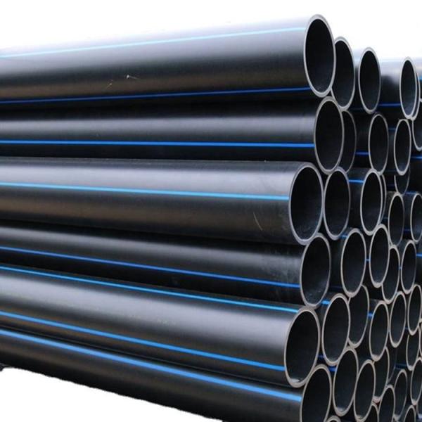25mm - 300mm Black HDPE PE Pipe Double Screw Corrosion Resistant Large Diameter