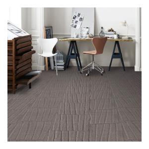 China High-Low Loop Plain Commercial Broadloom Carpet Solution Dye INVISTA Nylon 66 factory