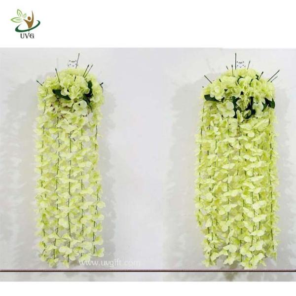 UVG China Artificial Flower Silk Wisteria Wedding Wreath Hanging Wedding Flower