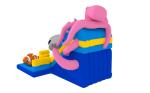 Ocean Themed Shark Commercial Inflatable Water Slides