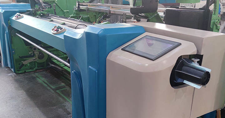 Shuttleless 800rpm Flexible Rapier Weaving Loom 360cm Reed Width