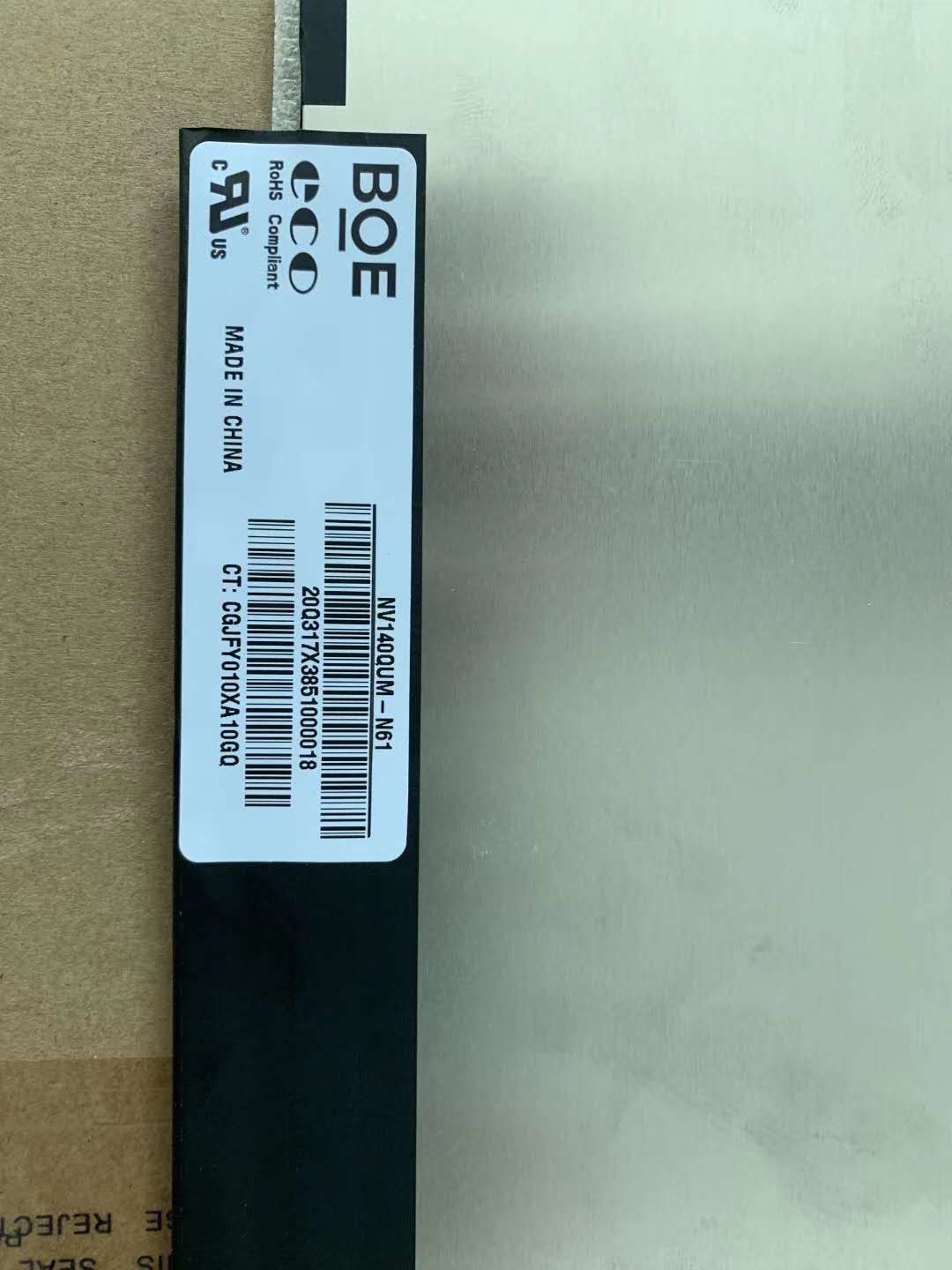 BOE NV140QUM-N61 3840*2160 40 Pin 14" 400CD LCD Laptop Screen
