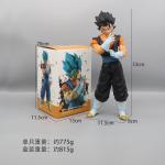 DBZ Blue Gogeta Zamasu Vegeta God SS Action Figure Doll Toy featuring Blue Hair