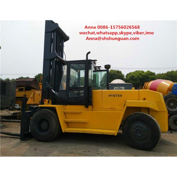 China 16 T Used Diesel Hyster Used Diesel Forklift Truck 2275 Mm Drive Tread Width factory