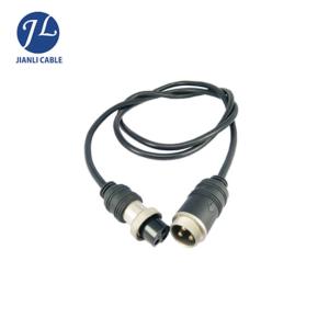 China PVC Insolation Aviation Cable , 4 Pin Extension Cable Wire For Rear View Reversing Car Bus Van Camera factory