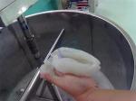 Seafood SUS304 Automatic Stirrer Machine , Multipurpose Kimchi Blender Machine