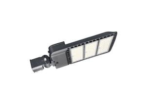 China 180 Watt Led Street Light Fixtures / Led Shoebox Pole Light Aluminum Body Material factory