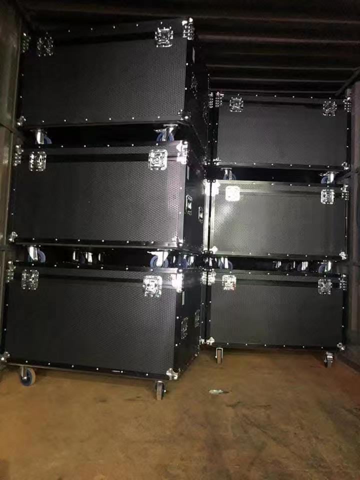 Lightweight Aluminum Rack Flight Case Waterproof For Outdoor Trade Show