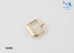 Custom Gold Shoe Buckles 15mm Size , Decorative Metal Strap Buckles K2259