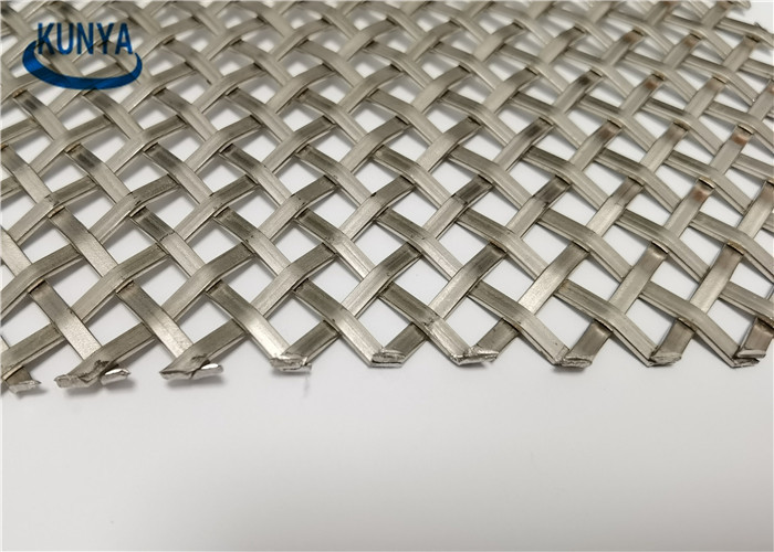 1.0mm Sheets 6m Decorative Wire Mesh Screen Steel Plain Weave