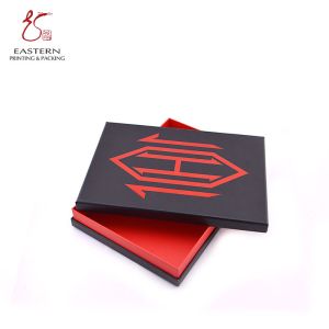 China Glossy Lamination Cosmetic Packaging Boxes with Red Color and Customized Logo factory