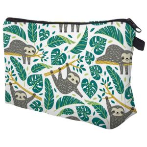 China Girls Zipper Closure Polyester Cosmetic Bag For Travel factory