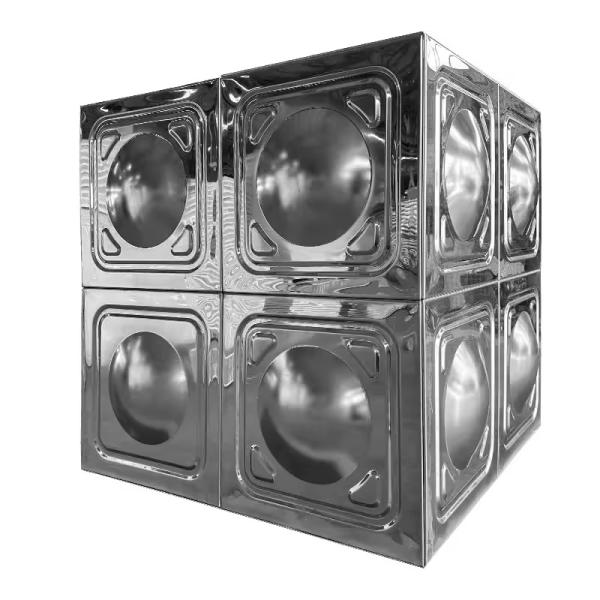 Square Welding Stainless Steel Water Tank Modular Steel Water Tank for Drinking