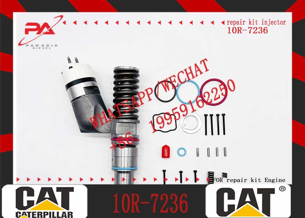 Caterpillar Engine Parts Fuel Injector 249-0705 10R-7236 For C13 352 355 349 352 980M 982M 980 982