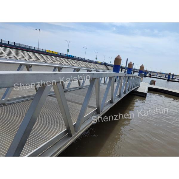 China WPC Decking Aluminum Marine Gangway UV Resistant Floating Dock Ramp factory