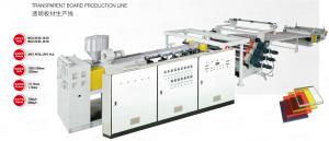 China PC PMMA PS MS Transparent Board Production Line 750kg/H 500kg/H Adjustable Layers factory
