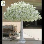 UVG white artificial trees and flowers cherry blossom wedding tree for event