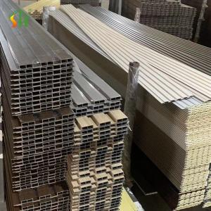 Outdoor Wpc Wall Panel Board Wood Plastic Composite Grille Panel For Open-Air Courtyard