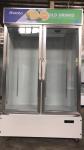 520W LED Commercial Supermarket Refrigerator 1200L With Three Glass Door