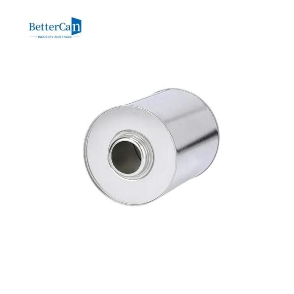 China Metal Round Tin Can Manufacturer Tinplate Adhesive Can With Dauber factory