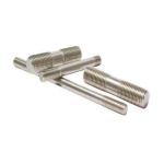 M10 0.3 Meter Length 70-900mm Double End Threaded Rod Connect Nuts / Washer