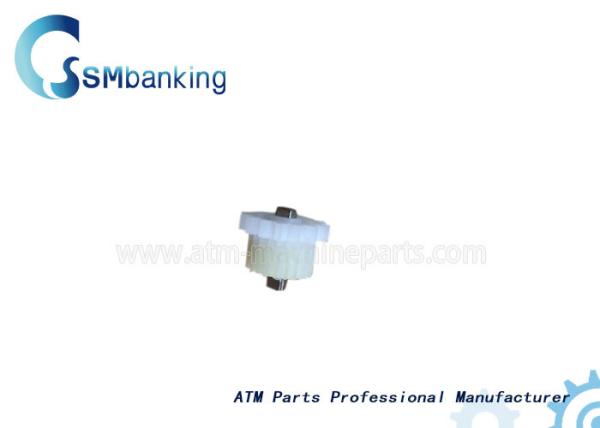 Plastic White Gear Hitachi Spare Parts 4P08885-001 / ATM Machine Hardware