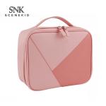 Water Repellent Double Zipper Women PU Makeup Bag Case