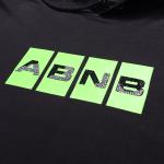 Customized Logo Mens Black Pullover Hoodie , Trendy Mens Hoodies Anti - Wrinkle
