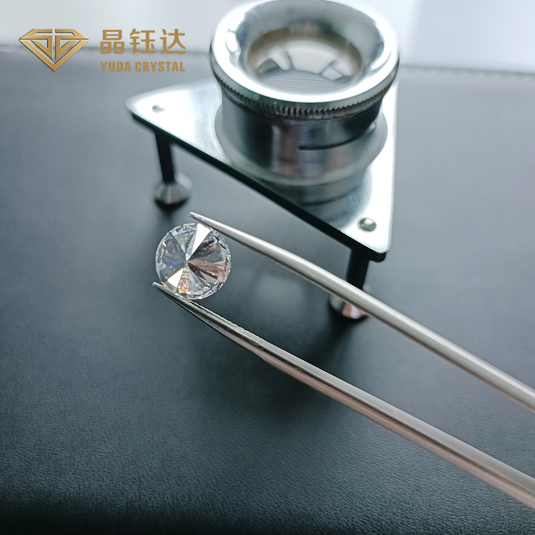 VVS1 Lab Created Loose Diamond 1.0ct 2.0ct Round Brilliant Cut For Rings