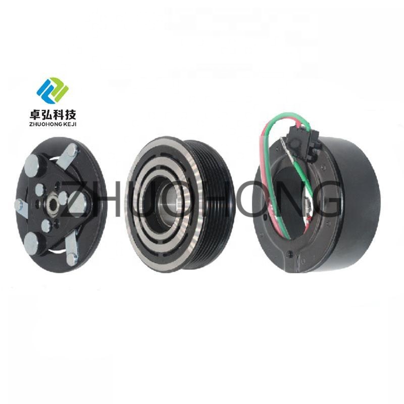 6PK 115MM 12V Auto AC Compressor Pulley Clutch Kit for HONDA Civic 1998-2001 1.8 16V